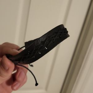 5 Leather and Bead Bracelets Variety